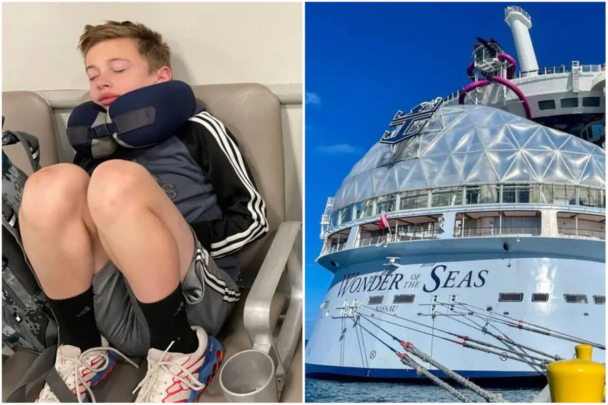 Iban a subirse a un crucero, quedaron varados en el aeropuerto y recibieron la Navidad de la forma más inesperada