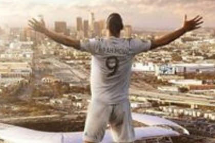 Ibra eligió una postal suya como conquistador de Los Angeles