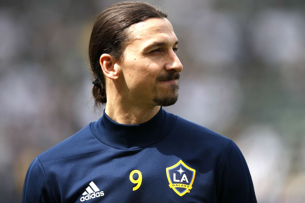 Ibrahimovic con la casaca de Los Ángeles Galaxy, su equipo más reciente