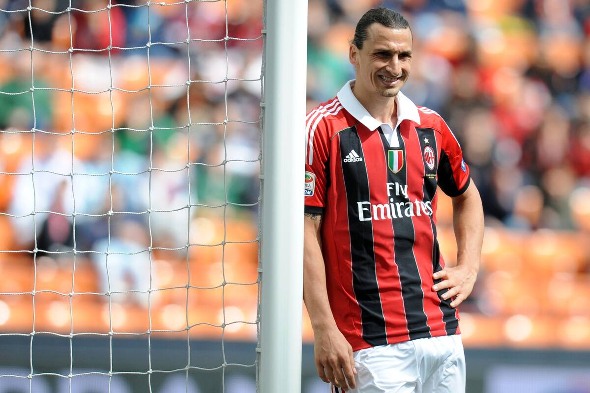 Ibrahimovic jugó dos temporadas en Milan y ganó el scudetto en 2011