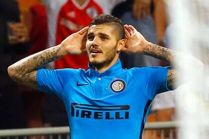 Icardi festeja su gol