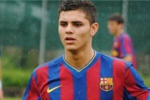 Icardi tuvo un paso por las inferiores del Barcelona de 2008 a 2011