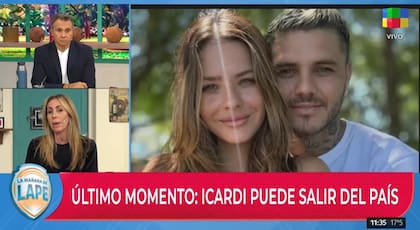 Icardi y la China Suárez viajarán a Turquía tras la decisión de la justicia argentina (Foto: Captura TV)