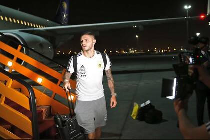 Icardi y la delegación argentina ya están en Jeddah
