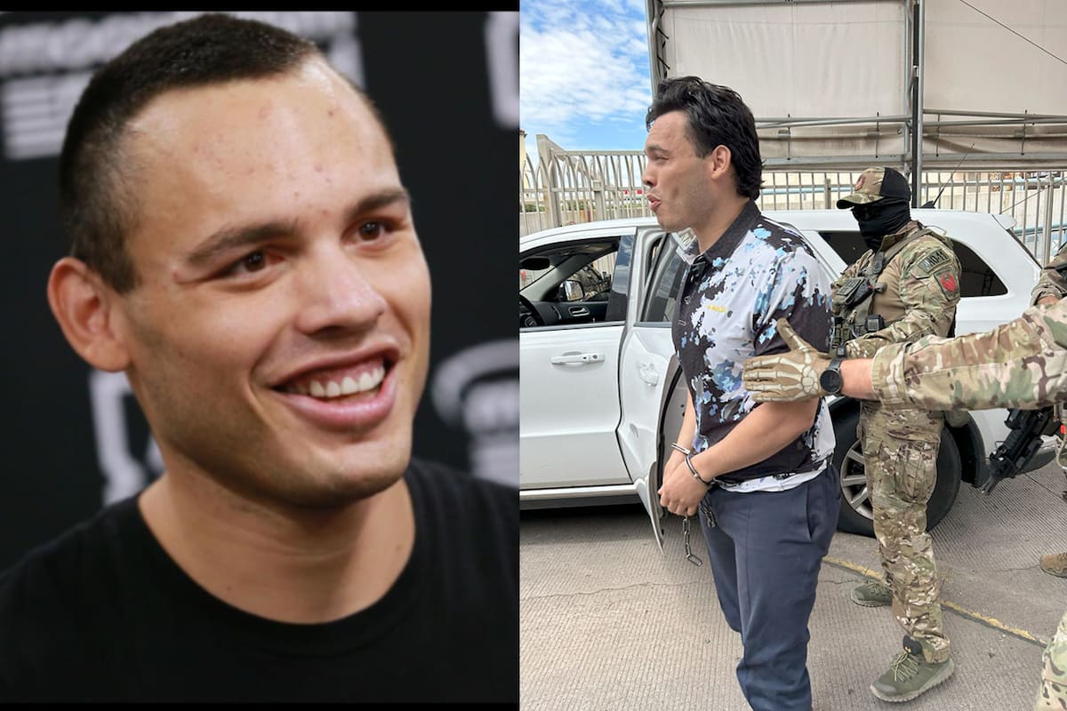 ICE difunde imágenes de la detención de Julio César Chávez Jr., boxeador mexicano deportado de EE.UU. (Instagram/@lomejordelboxeo-Web/ICE)