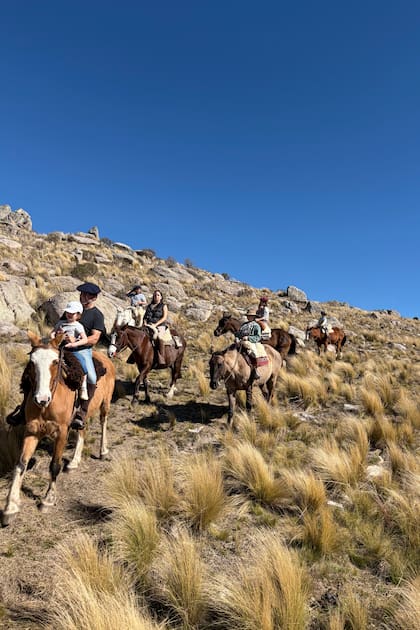 Ideales para ir con chicos, las cabalgatas se pueden disfrutar en familia