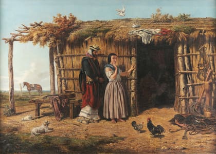 Idilio criollo (1861), de Jean Léon Pallière