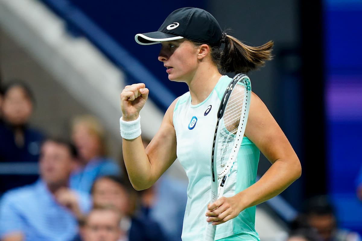 Iga Swiatek es favorita en las apuestas a quedarse con el título en el US Open 2022; ya ganó dos veces en París