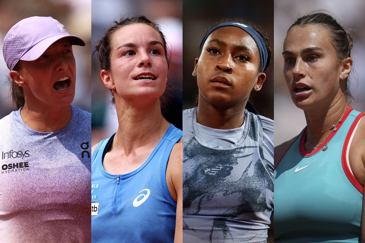 Iga Swiatek, Lois Boisson, Coco Gauff y Aryna Sabalenka se metieron en semifinales y se dirimirán los dos cupos a la final
