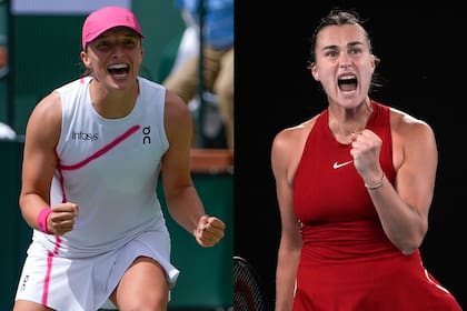 Iga Swiatek y Aryna Sabalenka, las dos mejores tenistas de la actualidad, se enfrentarán nuevamente en la final de Madrid