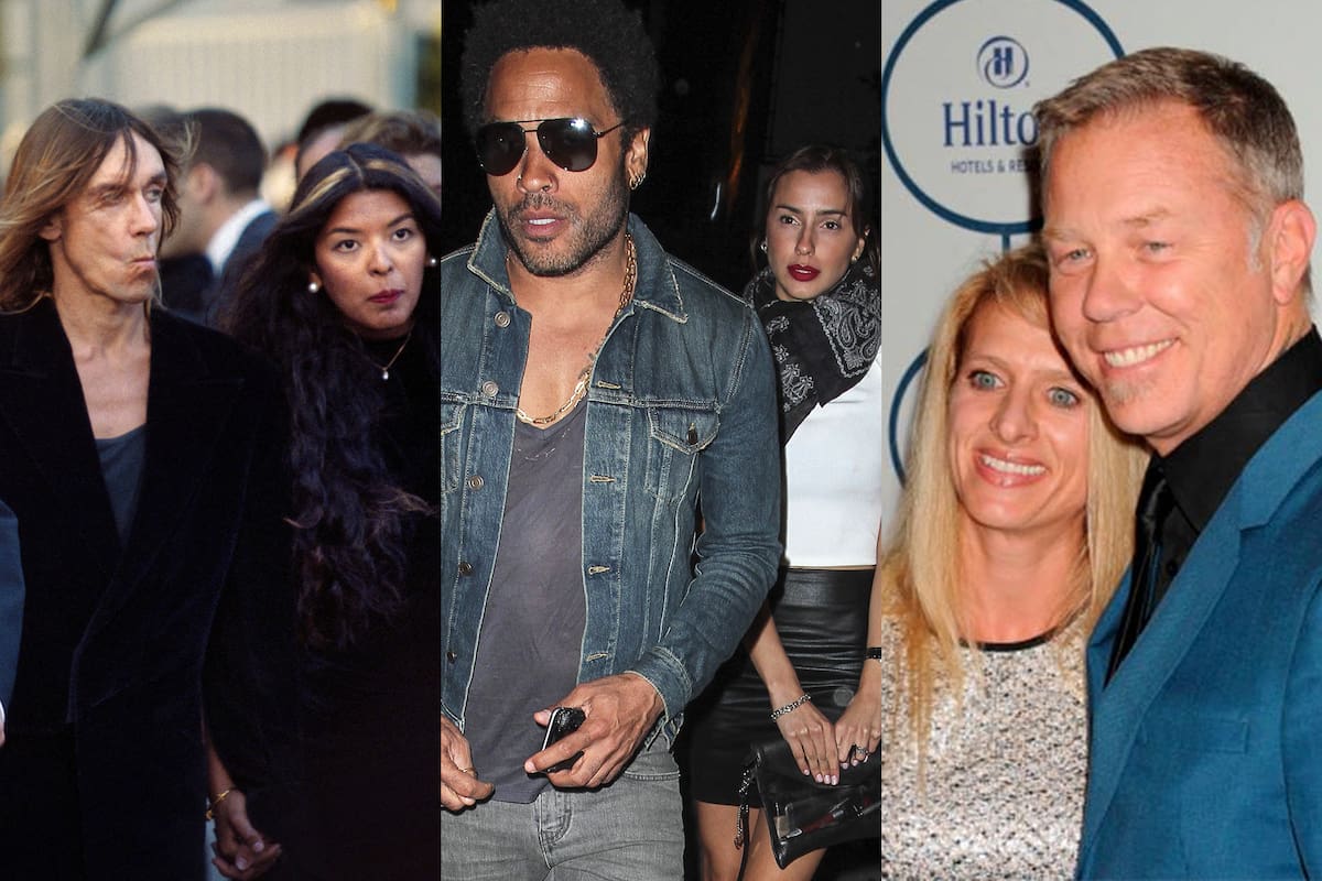 Iggy Pop y Alejandra Carrizo, Lenny Kravitz y Lucila Godoy y James Hetfield con Francesca Tomasi; rockeros flechados por mujeres argentinas