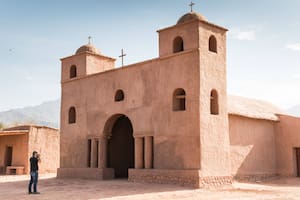 Iglesia de la Virgen del Rosario de Andacollo.