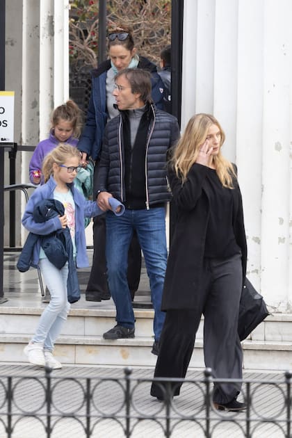 Ignacio Blaquier con sus hijas.