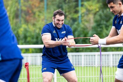 Ignacio Calles y el trabajo físico en Los Pumas
