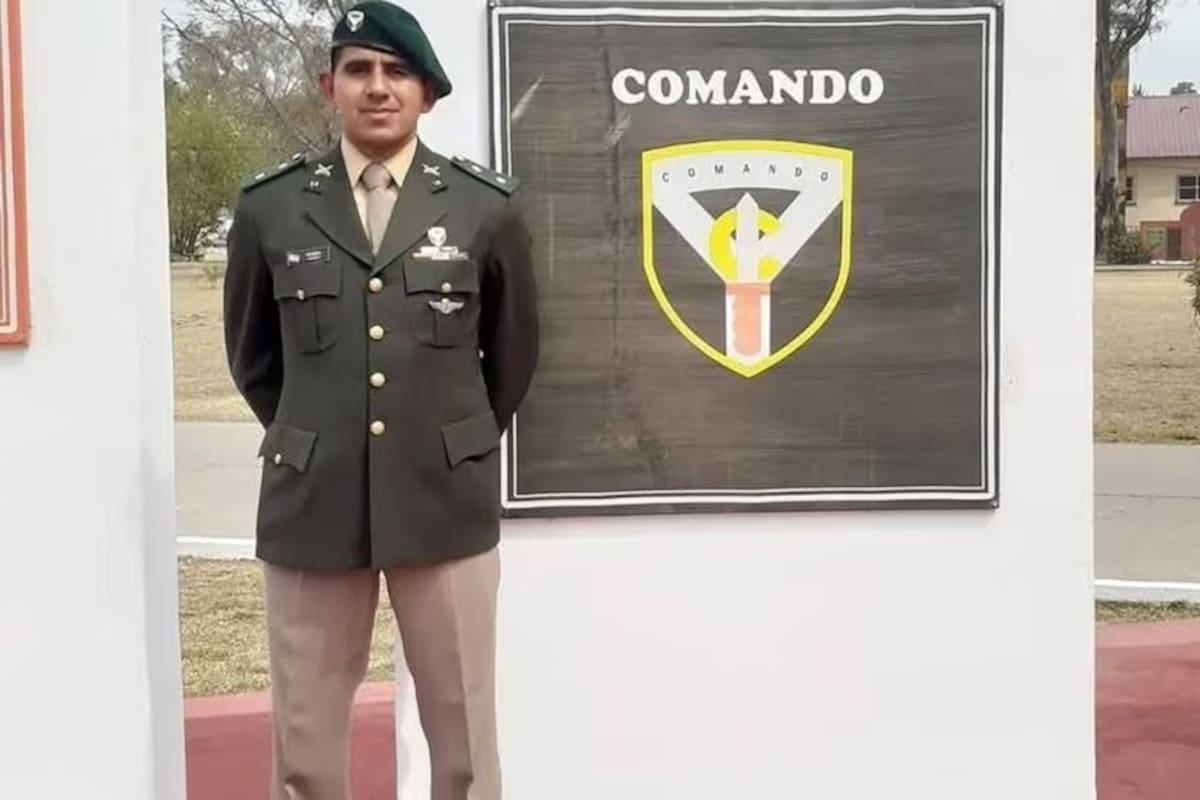 Ignacio Emmanuel Olivera, el teniente que murió en Bahía Blanca.