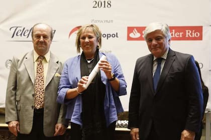 Ignacio González García, la jueza Alicia Braghini y Diego Bunge