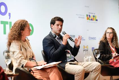 Ignacio Ibarzábal, director ejecutivo de Argentinos por la Educación cerró la primera jornada