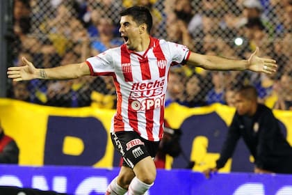 Ignacio Malcorra durante su paso por Unión; en el Tatengue logró el ascenso a Primera en 2014