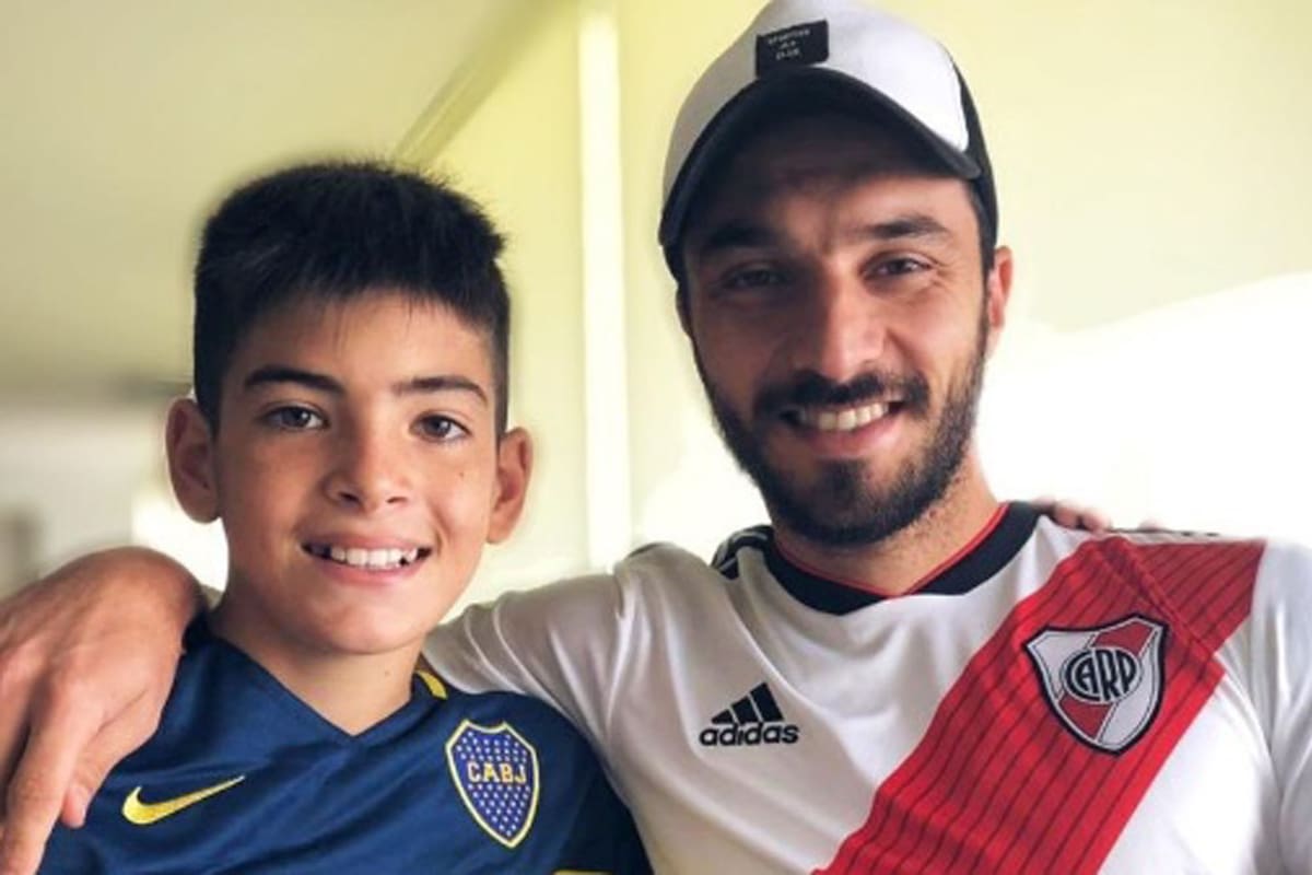 Ignacio Scocco y la foto con el chico de Boca