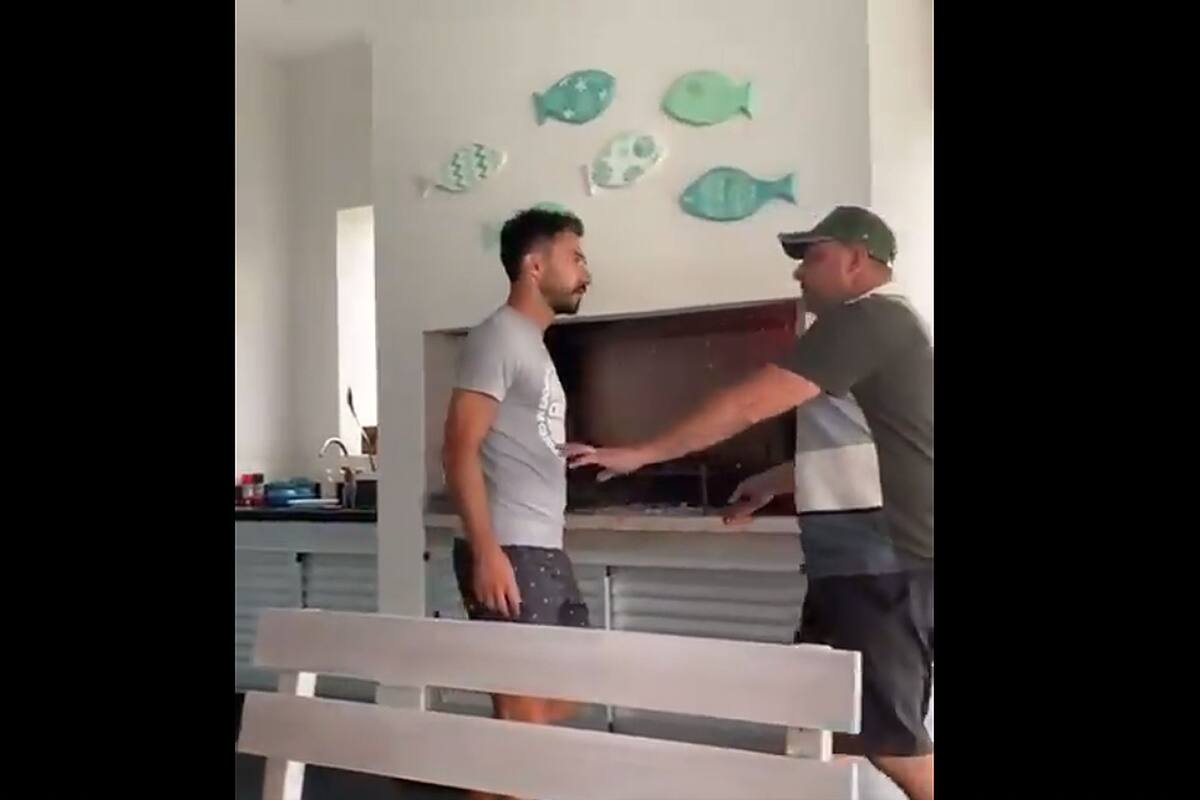 Ignacio Socco se enojó con un amigo porque le quiso tocar el asado