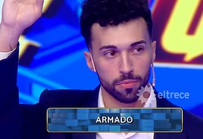 Ignacio tiene 22 años, es empleado administrativo y participó de Los 8 escalones acompañado por su mamá (Foto: Captura eltrece)