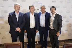 Ignacio Torres (Chubut), G, Claudio Vidal (Santa Cruz), Rolando Figueroa (Neuquén), Alberto Weretilneck (Río Negro) y Sergio Ziliotto (La Pampa)
