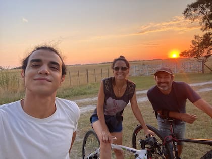 Ignacio y sus padres.