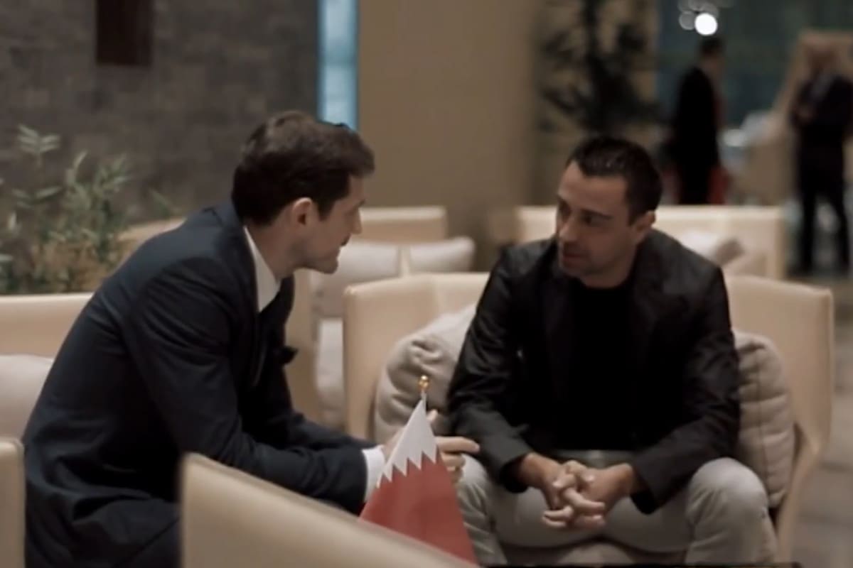 Iker Casillas y Xavi Hernández