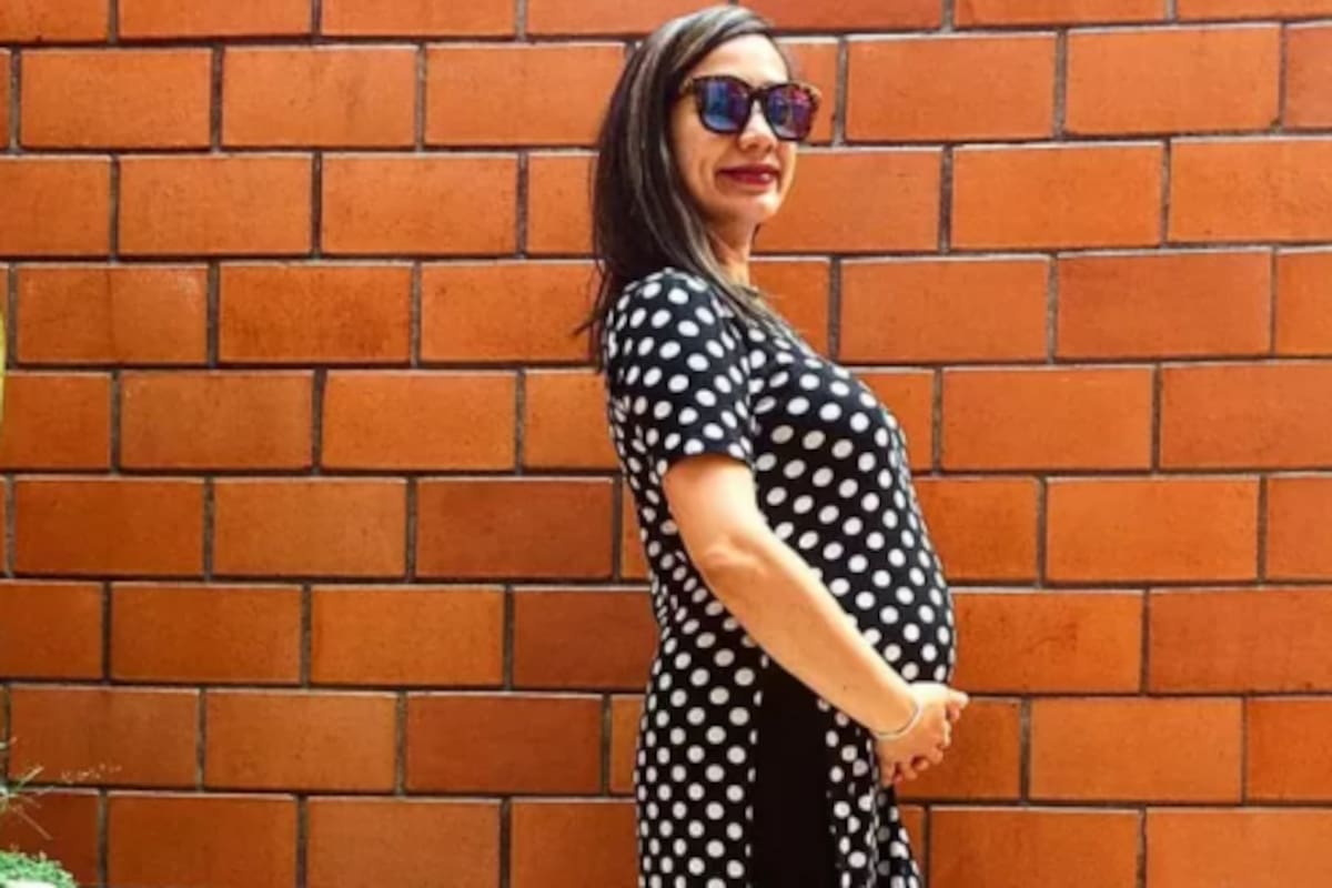 Ileana durante el embarazo de Matías