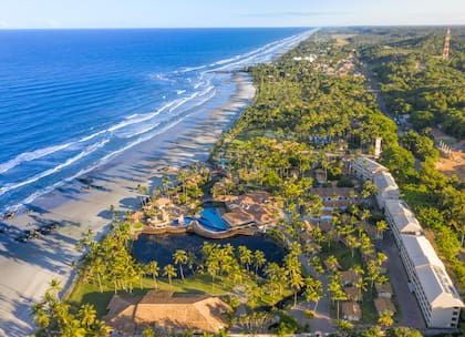 Ilhéus tiene playas agrestes y una ciudad con múltiples historias para recorrer. En la foto, el Cana Brava, uno de los resorts más antiguos y establecidos de la región.