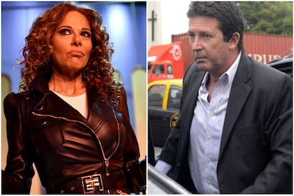 Iliana Calabró y su exmarido Fabián Rossi