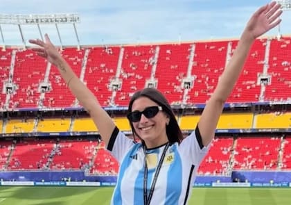 Iliana Lick, la joven argentina que fue detenida en el aeropuerto de Filadelfia.