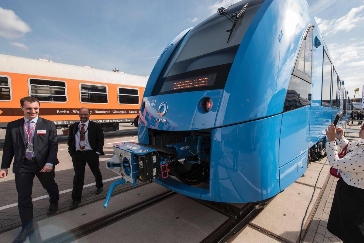 iLint es el primer tren de pasajeros que usa hidrógeno como combustible