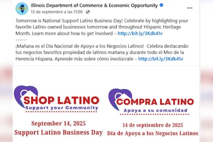 Illinois celebró el día de apoyo a las empresas latinas para respaldar a la comunidad migrante en el territorio