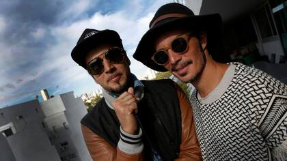 Con Emmanuel Horvilleur, en días de Illya Kuryaki and the Valderramas