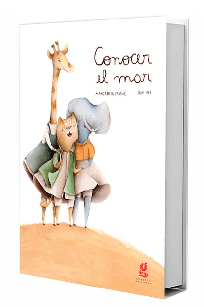 Ilustración a partir de la tapa de "Conocer el mar", de Margarita Mainé.