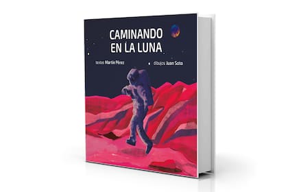Ilustración a partir de la tapa del libro "Caminando en la luna"