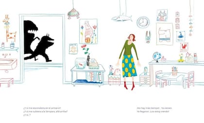 Ilustración de Albertine para ¡Ya vienen!, de Sylvie Neeman publicado por Limonero