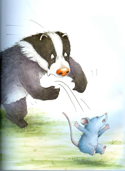 Ilustración de la japonesas Keiko Kasza ?para su libro Una cena elegante