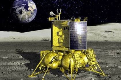 Ilustración de la misión Luna 25