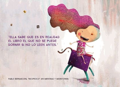 Ilustración de Mentiras y Moretones, uno de los libros de Pablo Bernasconi que el autor comparte por las redes sociales