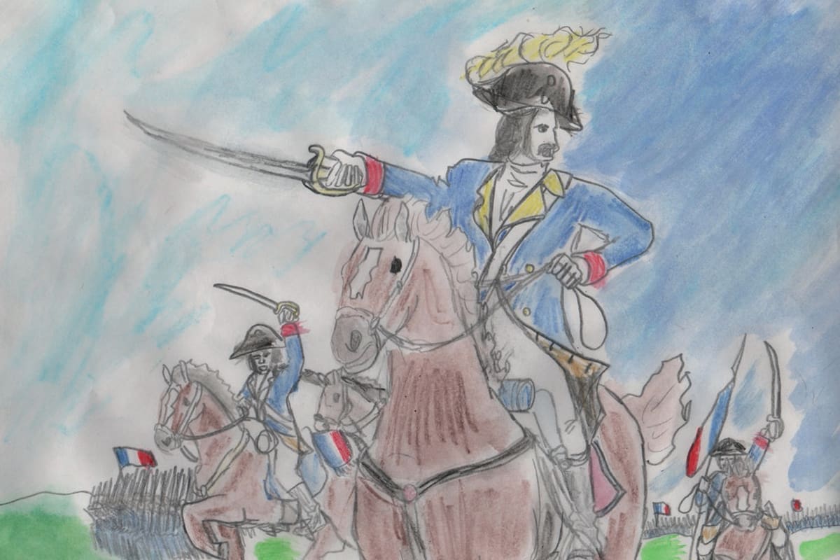 Ilustración de Tomás, 12 años, finalista del concurso de ilustración para el libro