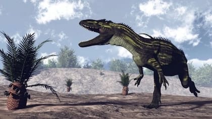 Ilustración de un Torvosaurus