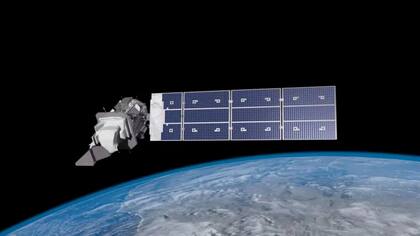 Ilustración del Landsat 9, que fue lanzado en septiembre de 2021