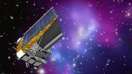 Ilustración del telescopio espacial europeo Euclid que también recopilará datos sobre el comportamiento de la energía oscura