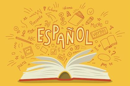 Ilustración por el Día de la Lengua Española.