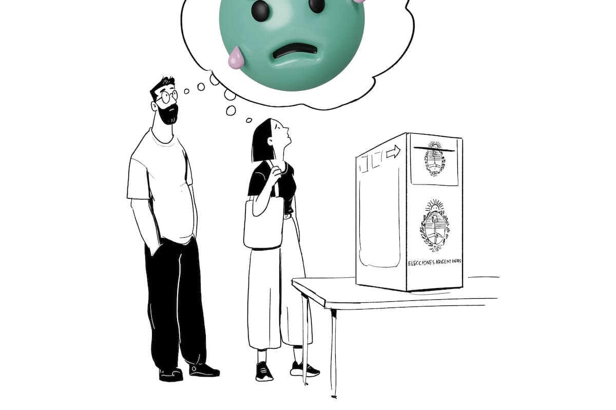 Ilustración Voto Angustia Frustración