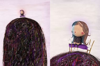 Ilustraciones del libro "Miedoso", de Pablo Bernasconi