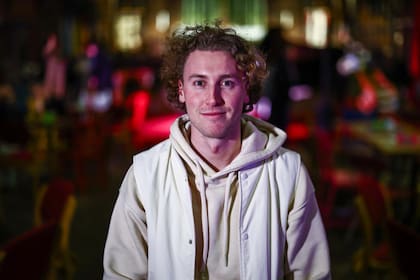 Ilya Kneppelhout, cofundador del "Offline Club", en Londres, el 12 de febrero de 2025. © HENRY NICHOLLS / AFP