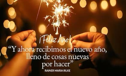 Imagen con mensaje de Fin de Año para enviar
